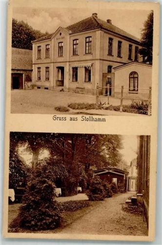 Stollhamm 1913 Gasthaus Garten