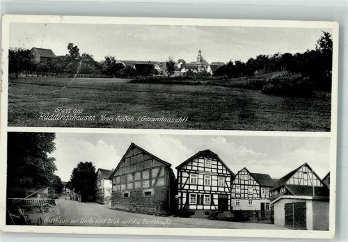Rüddingshausen Gasthaus zur Linde Landpost Rüddinghausen über Grünberg Hessen