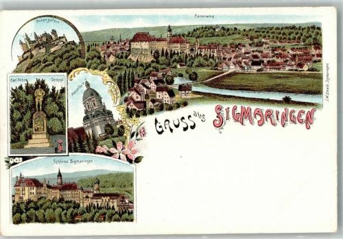 Sigmaringen Schloss Sigmaringen Carl Anton-Denkmal Schloss Hohenzollern Mausoleum