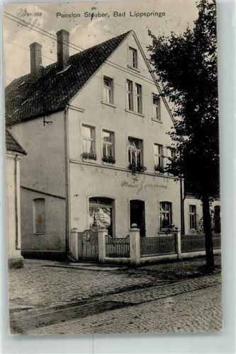 Bad Lippspringe 1917 Pension Steuber