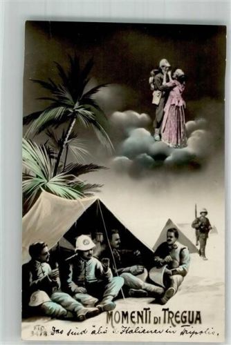 Tripolis 1911 Momenti di Tregua Waffenstillstand Heimatträume