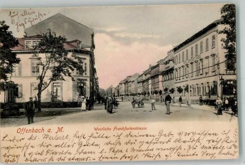 Offenbach 1902 Westliche Frankfurterstraße