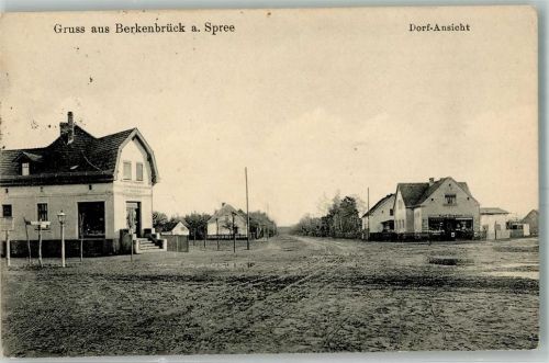 Berkenbrück 1915 Dorfstraße Ladengeschäfte
