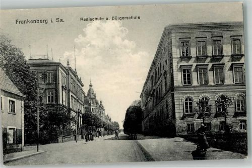 Frankenberg 1916 Realschule und Bürgerschule