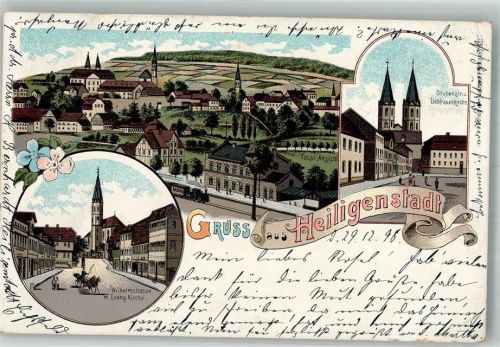 Heilbad Heiligenstadt 1898 Wilhelmstrasse Ev. Kirche Stubenstrasse Liebfrauenkirche