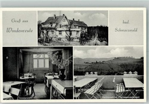 Windenreute Cafe-Gasthaus Rehm Gaststube Terrasse