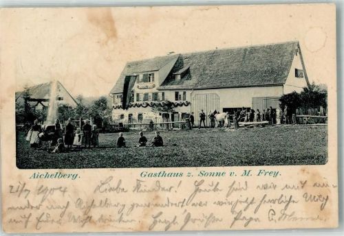 75323 W7547 Aichelberg , Kr Calw 1904 - Gasthaus zur Sonne