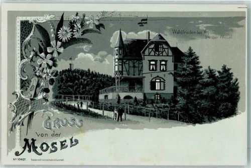 Alf Gasthaus Waldfrieden Litho