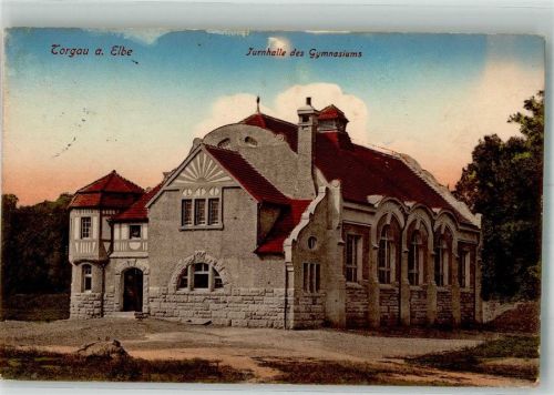 Torgau 1916 Turnhalle des Gymnasiums