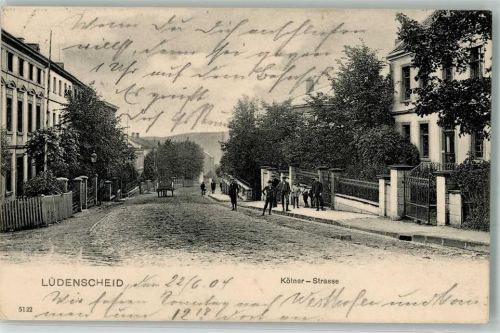 Lüdenscheid 1904 Kölner Straße