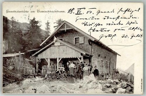 Ennstaler Hütte 1904 Hüttenstempel
