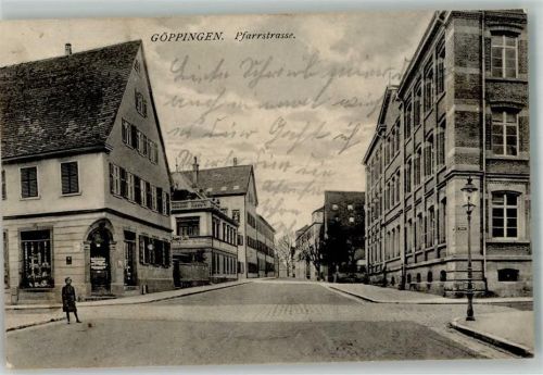 Göppingen 1914 Pfarrstraße