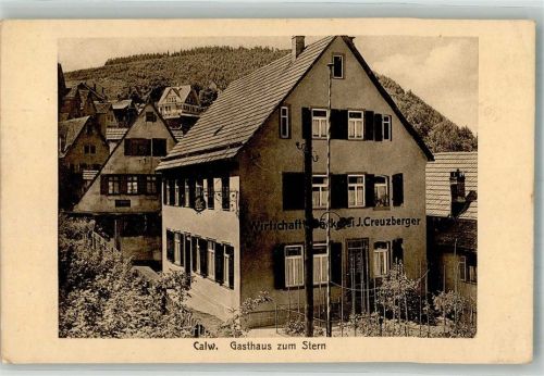 Calw 1926 Gasthaus zum Stern