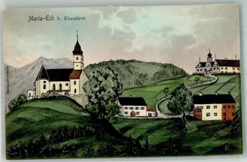 Eisenärzt Wallfahrtskirche signiert Walfahrtsstempel Maria Eck