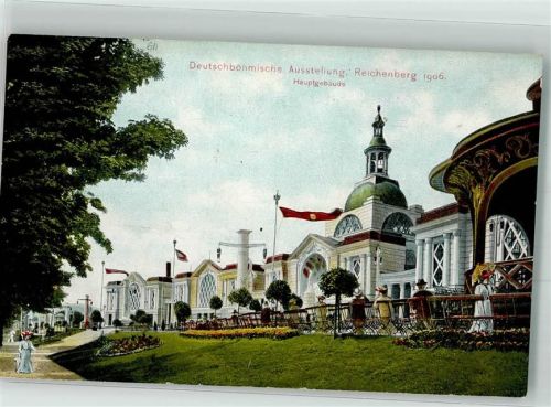 Liberec 1906 Ausstellung Deutschböhmische 1906 Hauptgebäude