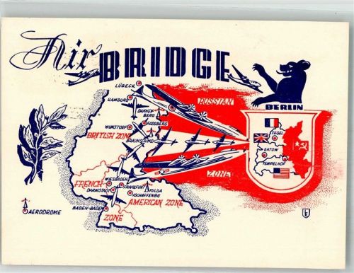 1949 Flugbrücke nach Berlin Air Bridge One Year Air Bridge Westzone