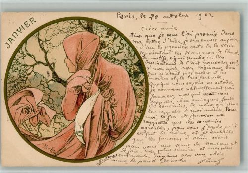Jugendstil 1902 Januar Janvier