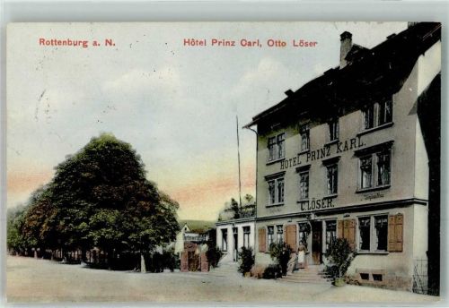 Rottenburg 1914 Hotel Prinz Karl