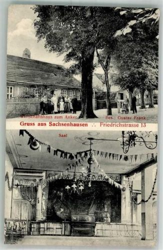 Sachsenhausen Gasthaus zum Anker Bühnensaal