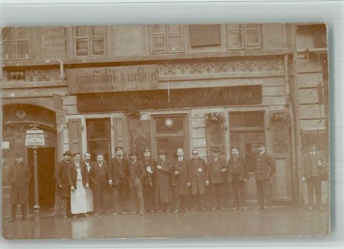 Wien 1903 Gasthaus zum schwarzen Bären Stiftgasse Kunsttischlerei Wachulka