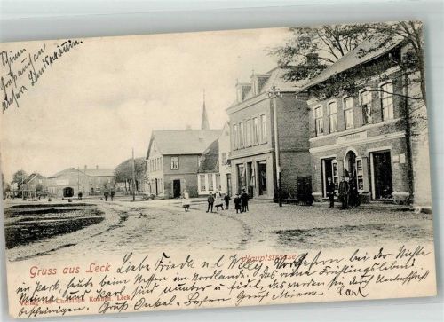 Leck 1906 Hauptstrasse