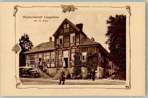 Langeleben Gasthaus Waldwirtschaft Foto AK