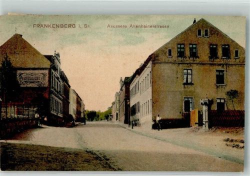 09669 O9262 Frankenberg , Sachs 1911 - Äußerne Altenhainerstrasse
