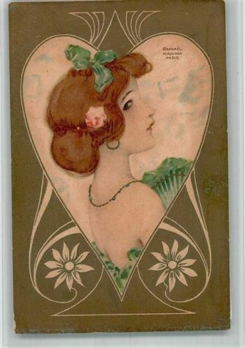 Frauenschönheit Jugendstil Kirchner, R. 1900 BOAKC