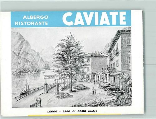 23900 Lecco Faltprospekt Ristaurante Caviate