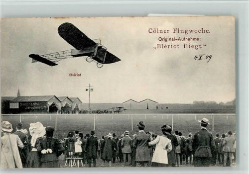 Köln Altstadt-Nord 103 1909 Flugwoche Bleriot fliegt BOAKC