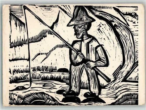 Kirchner Ernst Ludwig der Angler Expressionismus BOAKC