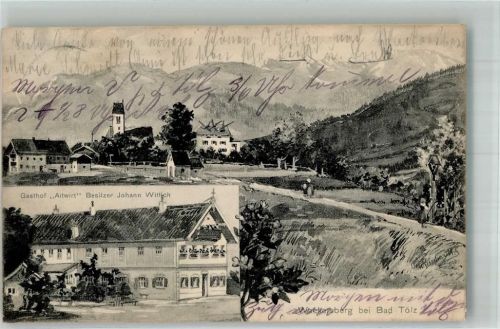 Wackersberg 1911 Gasthaus Altwirt signiert