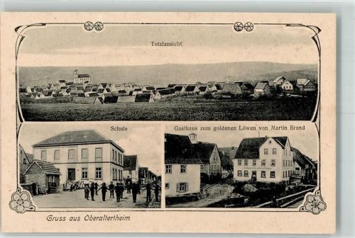 Oberaltertheim Schule Gasthaus zum goldenen Löwen