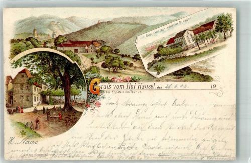 Eppstein 1902 Hof Häusel Gasthaus zur schönen Aussicht