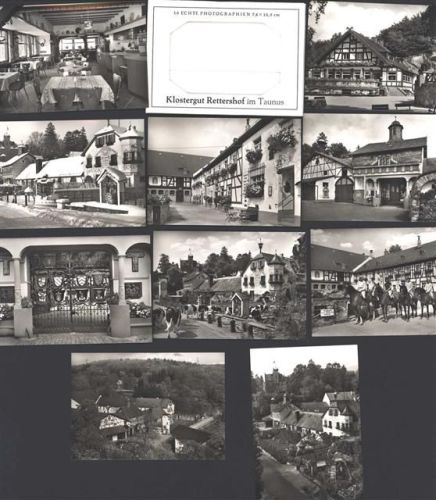 Rettershof Klostergut Rettershof , Kleinfotoserie mit 10 St im Originalumschlag