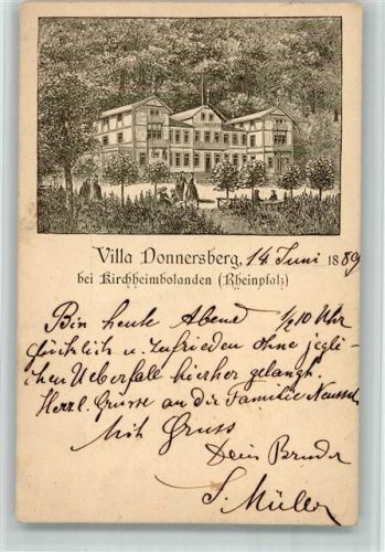 Kirchheimbolanden Vorläufer 1889 Villa Donnersberg