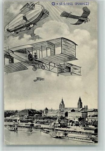 W6500 Mainz a Rhein Oberrheinischer Zuverlässigkeitsflug 1912 Flugtag BOAKC