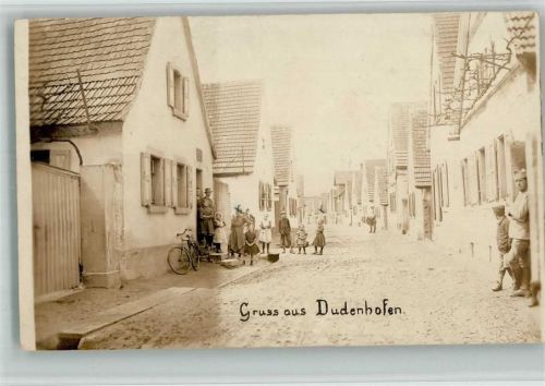 Dudenhofen Fahrrad Foto AK