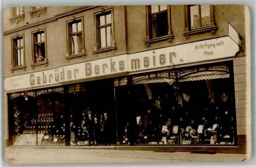Neheim-Hüsten 1913 Geschäft Gebrüder Berkemeier Modegeschäft Ort lt. Stempel Privatfoto AK