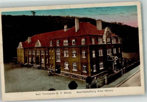 07570 O6518 Weida , Thür 1926 - Aelt. Turnverein E. V. Weida Vereinsheim