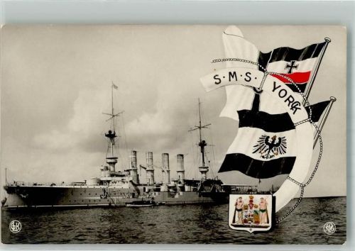 S.M.S. Yorck Fahnen Verlag Gebr. Lempe Serie 1241 Nr. 26