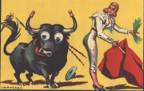 Stier Augen aus Plastik
