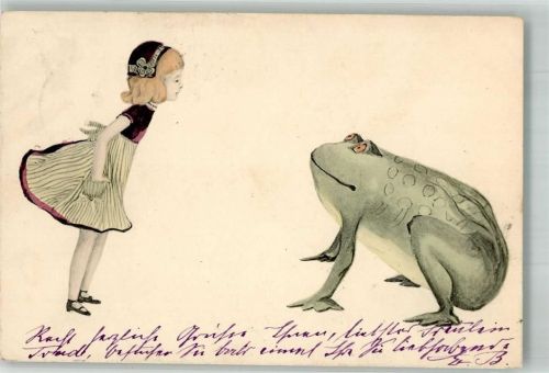 1904 Mädchen u.d. Frosch
