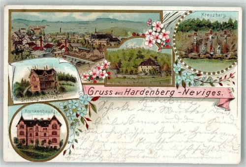 Neviges 1898 Stiftung Wohlfahrt Kreuzberg Krankenhaus Schloss