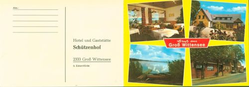 Groß Wittensee Hotel Gasthaus Schützenhof Innen- und Aussenansicht