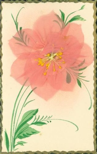 Blüte aus echtem Tüll