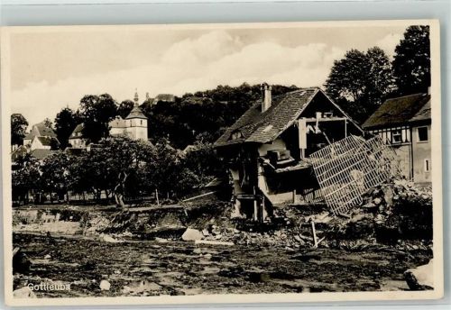 Bad Gottleuba 1927 Unwetterkatastrophe 1927 Gottleubatal Zerstörungen
