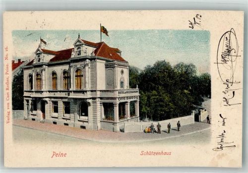 Peine 1903 Hotel-Gasthaus Schützenhaus