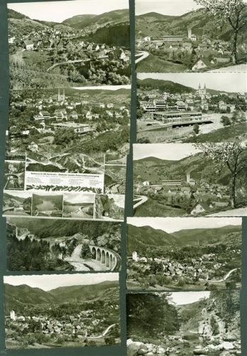 Forbach Lot mit 20 AK und Umgebung Originale aus dem Archiv des Metzverlages wenige mehrfach