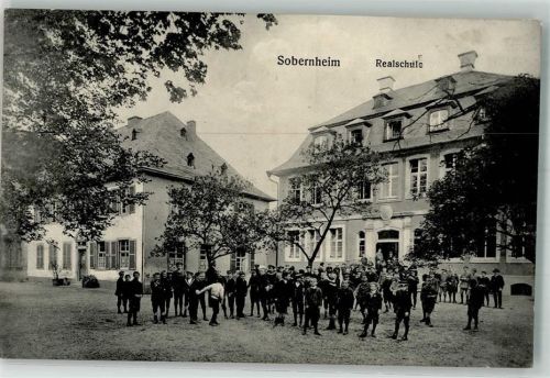 55566 W6553 Sobernheim - Realschule Schulhof Schüler